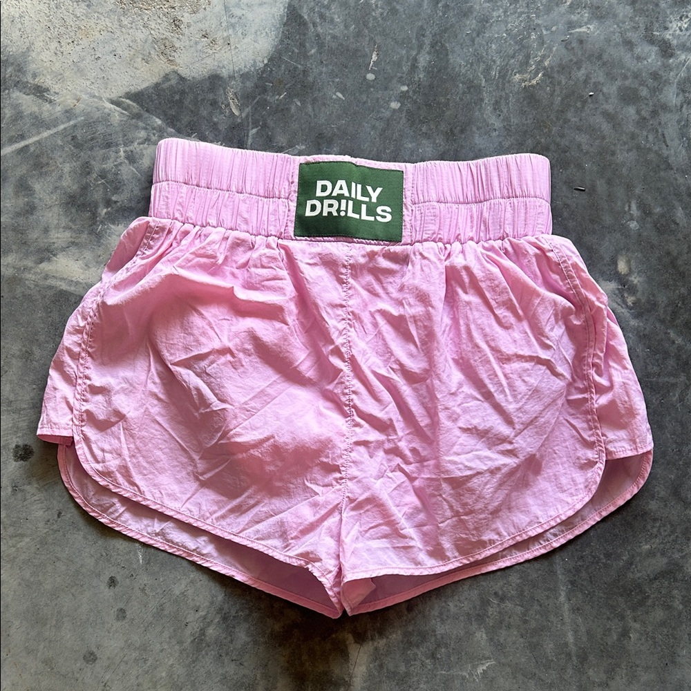 Daily Drills Light Pink Athletic Shorts